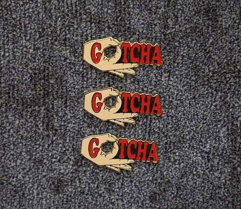 Gotcha Enamel Pin Gift in Saudi Arabia