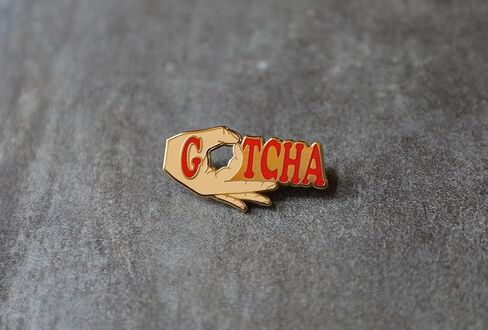 Gotcha Enamel Pin Gift in Saudi Arabia