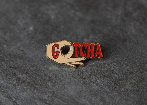 Gotcha Enamel Pin Gift in Saudi Arabia