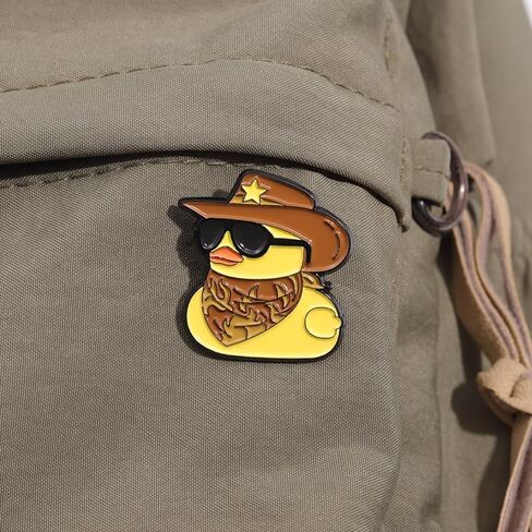 12Pcs Cute Lemon & Duck Enamel Pins Set Cartoon Fruit Animal Alloy Lapel Pins Creative Brooches Badges for Jackets, Backpacks, Hats, Bags Decoration for Fruit Lovers Animal Fans in Kuwait