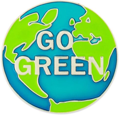 PinMart ECO Go Green World Environmental Awareness Enamel Lapel Pin in Kuwait