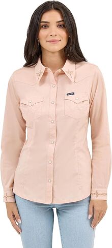 قميص Wrangler نسائي وردي اللون in Kuwait