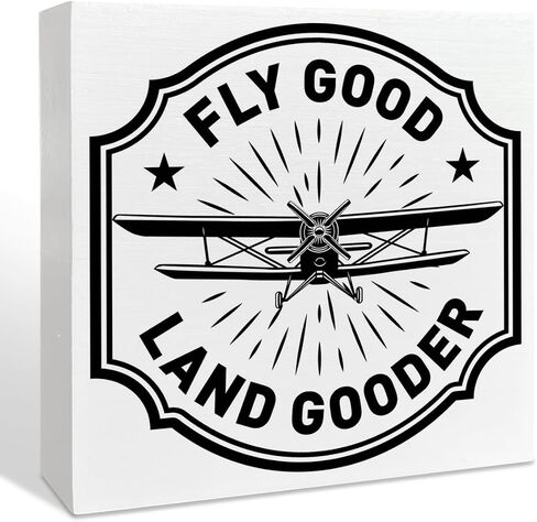 Pilot Gifts for Men Aviators, Aviation Gifts, Gifts for Pilots, Pilot's Prayer Wooden Box Sign Decor, Birthday Christmas Gifts for Pilot Dad, Son, Husband, Closer to You Each Time I Pilot This Plane in Saudi Arabia
