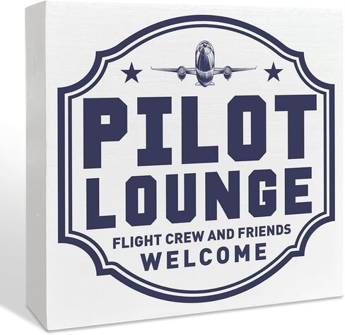 Pilot Gifts for Men Aviators, Aviation Gifts, Gifts for Pilots, Pilot's Prayer Wooden Box Sign Decor, Birthday Christmas Gifts for Pilot Dad, Son, Husband, Closer to You Each Time I Pilot This Plane in Saudi Arabia