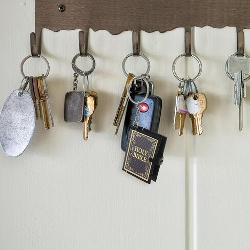 10 قطع من سلسلة مفاتيح الكتاب المقدس الصغيرة من ستوبوك، سلسلة مفاتيح صغيرة من الكتاب المقدس، حلقة سلسلة مفاتيح يسوع، حلقة مفاتيح يسوع الصغيرة، هدية مسيحية للمعمودية، الكنيسة، الشركة in Kuwait