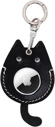 Compatible AirTag Holder Case for Pets, Keys & Bags | Cute Durable Anti-Loss GPS Cover Gift for Cat Lovers in Saudi Arabia
