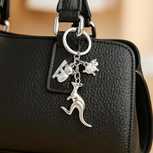 Animal Keychain with Australia – Koala, Kangaroo, and Sheep Charms, Creative Souvenir for Bag Charms,Funny Keychains Gift for Women Girls Men Animal Lovers and Travelers in Saudi Arabia