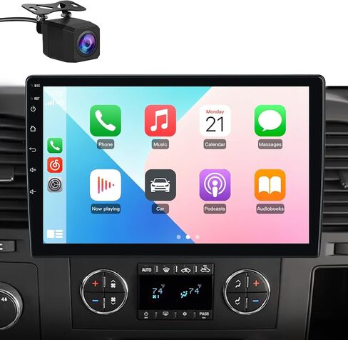 Android 13 Car Radio Stereo for Chevy Chevrolet Silverado 2007-2013 Tahoe Equinox GMC Sierra Yukon with CarPlay Android Auto Bluetooth in Kuwait