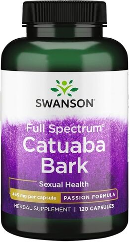 Swanson Passion Products Catuaba Bark 465 Milligrams 120 Capsules in Kuwait