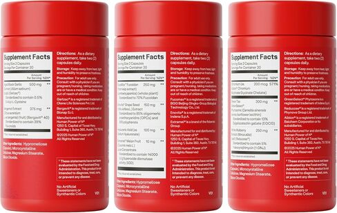 Humann Cholesterol, Metabolic & Cardiovascular Health Daily Bundle, 180 Total Capsules (3 x 60ct Bottles), 30-Day Supply in Saudi Arabia