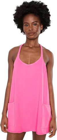 Free People, Women's, Hot Shot Mini, Hot Pink, X-Large in Kuwait