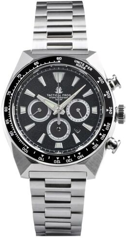 TACTICAL FROG H15 Solar VS75 Chronograph 43mm 316L Stainless Steel Case with C3 Luminous in Saudi Arabia