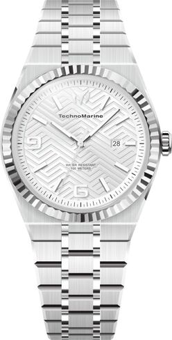 TechnoMarine Terra NOVA Men 42.00mm Stainless Steel Steel White+Silver dial PC32 Quartz in Kuwait