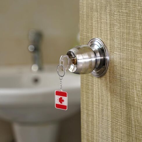 12 قطعة ملصقات علم كندا سلاسل المفاتيح الاكريليك مابل ليف تذكارية Keyrings سلاسل المفاتيح اكسسوارات للوازم الكندية الرجال النساء حقائب الظهر السيارات الشاحنات in Kuwait