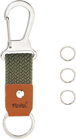 Stainless Steel Keychain, Short Belt Loop Key Clip, Durable Key Organizer for Home use and Car Keys in Kuwait