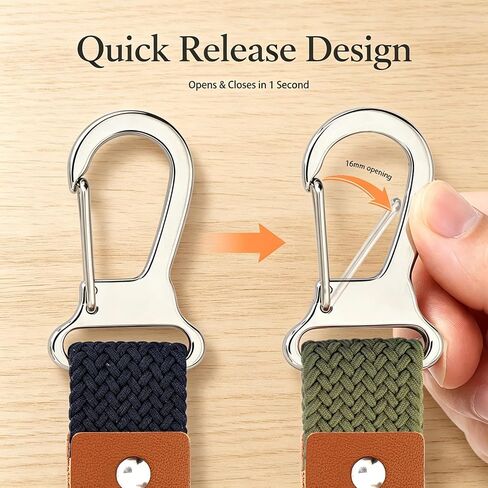 Stainless Steel Keychain, Short Belt Loop Key Clip, Durable Key Organizer for Home use and Car Keys in Kuwait