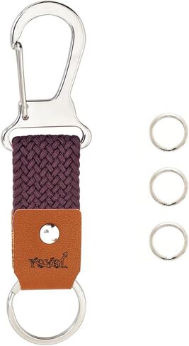 Stainless Steel Keychain, Short Belt Loop Key Clip, Durable Key Organizer for Home use and Car Keys in Kuwait