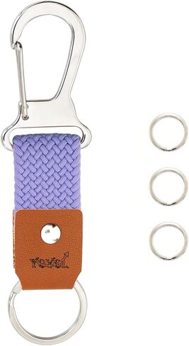 Stainless Steel Keychain, Short Belt Loop Key Clip, Durable Key Organizer for Home use and Car Keys in Kuwait
