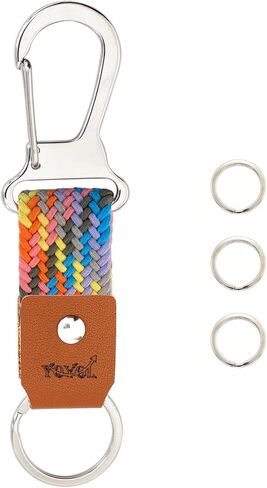 Stainless Steel Keychain, Short Belt Loop Key Clip, Durable Key Organizer for Home use and Car Keys in Kuwait