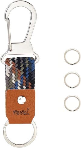 Stainless Steel Keychain, Short Belt Loop Key Clip, Durable Key Organizer for Home use and Car Keys in Kuwait