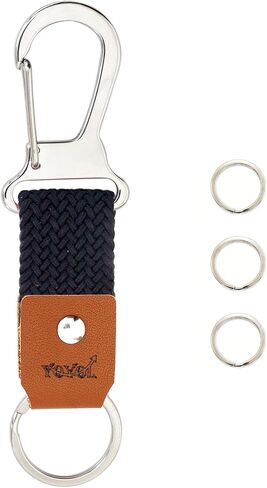Stainless Steel Keychain, Short Belt Loop Key Clip, Durable Key Organizer for Home use and Car Keys in Kuwait
