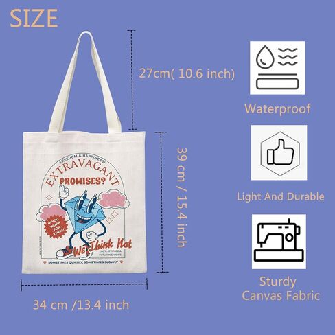 TIIMG Freedom & Happiness Gift Inspiring Sobriety Gift Sober Self-control Addiction Recovery Gift Tote Bag in Kuwait