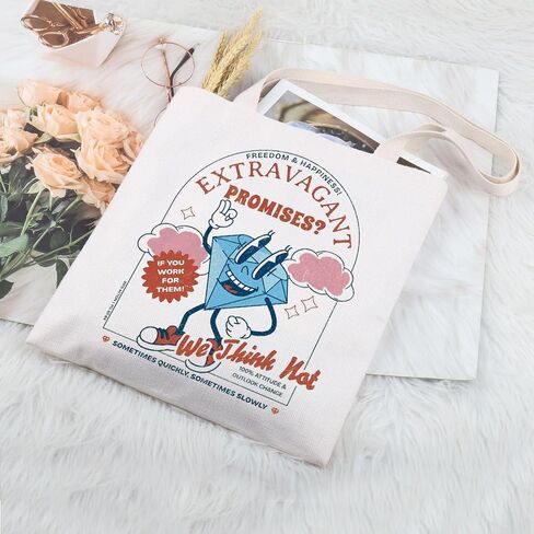 TIIMG Freedom & Happiness Gift Inspiring Sobriety Gift Sober Self-control Addiction Recovery Gift Tote Bag in Kuwait