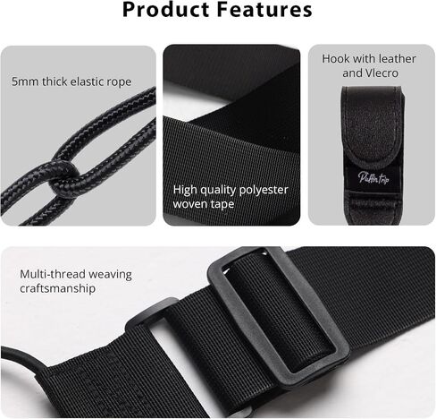 Luggage Strap and Hooks 3PCS for Securing Belongings to Suitcase, Adjustable Connector Strap Add a Bag or Backpack, Connect 2 Similar Size Suitcases, 2 Hooks with Velcro Fixing Travel Accessories in Saudi Arabia