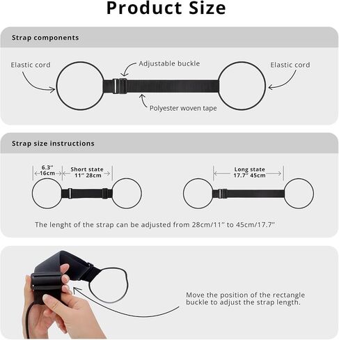 Luggage Strap and Hooks 3PCS for Securing Belongings to Suitcase, Adjustable Connector Strap Add a Bag or Backpack, Connect 2 Similar Size Suitcases, 2 Hooks with Velcro Fixing Travel Accessories in Saudi Arabia