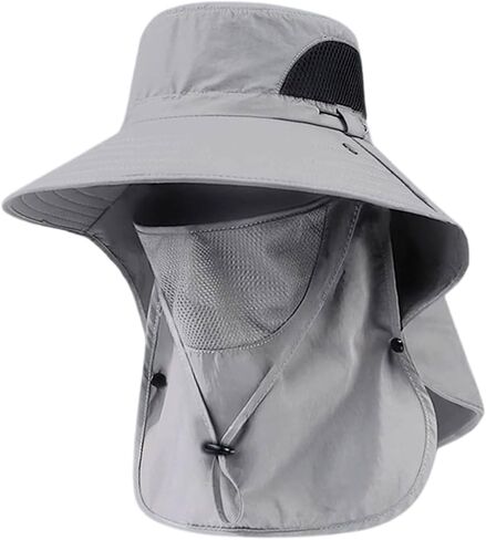 Hat for Men Outdoor Activities with Breathable Nylon and Wide Brimmed Headwear Men ' S Sun Hat with Adjustable in Saudi Arabia