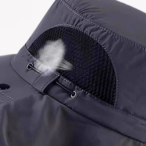 Hat for Men Outdoor Activities with Breathable Nylon and Wide Brimmed Headwear Men ' S Sun Hat with Adjustable in Saudi Arabia