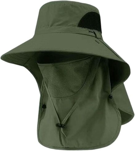 Hat for Men Outdoor Activities with Breathable Nylon and Wide Brimmed Headwear Men ' S Sun Hat with Adjustable in Saudi Arabia