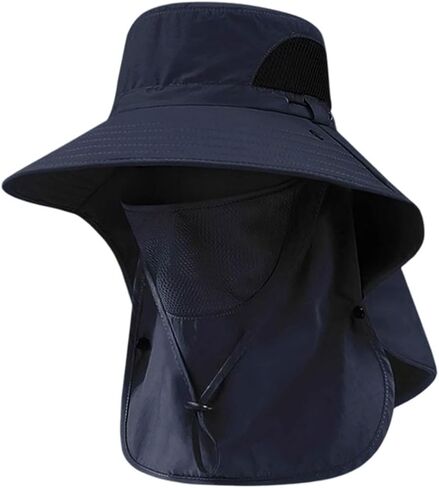 Hat for Men Outdoor Activities with Breathable Nylon and Wide Brimmed Headwear Men ' S Sun Hat with Adjustable in Saudi Arabia