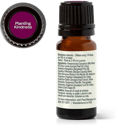 Plant Therapy Planting Kindness Essential Oil Blend 10 mL (1/3 oz) $5 Donated from Each Purchase to the Boys & Girls Club, Freshens Your Space with a Bright Aroma, Uplifts & Promotes Mental Clarity in Saudi Arabia