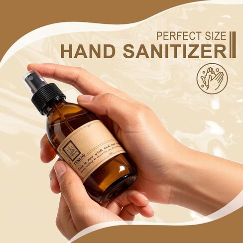 5oz Amber Glass Spray Bottles,6 Pack Small Refillable, for Essential Oils,Cleaning Solutions,Fine Mist for Hair,Facial Hydration,Aromatherapy,Plants,with Durable Nozzle,Labels,Pipettes,Funnels in Saudi Arabia