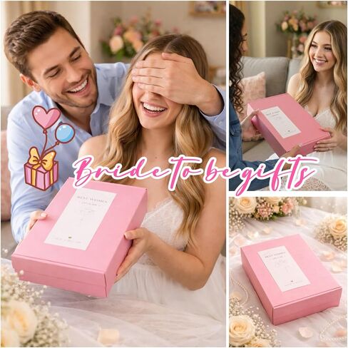 WOVOWOVO Bridal Shower Gifts for Bride To Be: Bachelorette Party Accessories Wedding Gifts - Bride Sash, Makeup Bag, Hair Clip, White Hair Bow, Sunglasses and Facial Headband in Kuwait