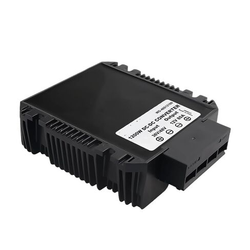 30-60V 36V 48V to 12V 13.8V 80A 100A Step-Down DC DC Converter 48V-12V Voltage Regulator Buck Truck Golf Cart Power Supply(12V 100A) in Saudi Arabia