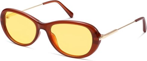 Appassal Retro Oval Sunglasses for Women Men Trendy Classic Round Womens Polarized Vintage Shades AP3746 in Saudi Arabia