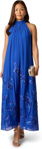 Adrianna Papell Embellished Mikado Gown in Saudi Arabia