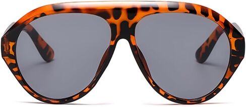 Retro Oversized Aviator Sunglasses For Women Stylish 70s Vintage Shades Sunglasses Trendy Plastic Frame No Tangle in Saudi Arabia
