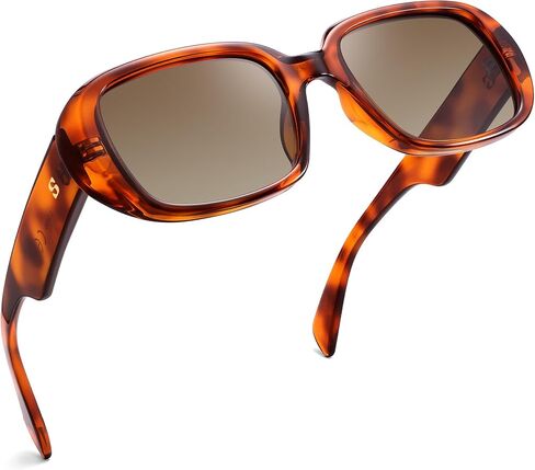 نظارات شمسية مستقطبة كبيرة الحجم بيضاوية الشكل من SOJOS للنساء UV400 ظلال مصممة من lrest De Sol Para Mujer SJ2621A in Kuwait