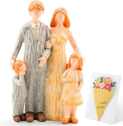 Mom Gifts from Daughter, Mother Daughter Figurine, Hand-Painted Resin Sculpture, Meaningful Birthday Mothers Day Valentines Day Gift, Home Decor Keepsake (Mother Daughter Hug) in Saudi Arabia