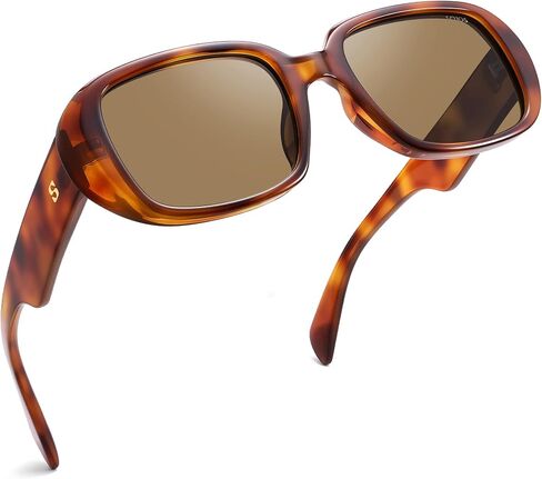 نظارات شمسية مستقطبة كبيرة الحجم بيضاوية الشكل من SOJOS للنساء UV400 ظلال مصممة من lrest De Sol Para Mujer SJ2621A in Kuwait