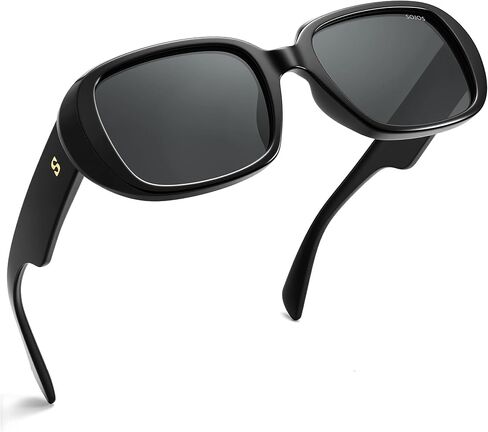 نظارات شمسية مستقطبة كبيرة الحجم بيضاوية الشكل من SOJOS للنساء UV400 ظلال مصممة من lrest De Sol Para Mujer SJ2621A in Kuwait