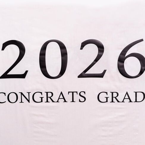ملصق حائط 2026 Congrats Grad - ملصق مخطط حفلات Congrats Grad لعام 2026، ديكور حائط لحفلات التخرج (Congrats 2026) in Kuwait