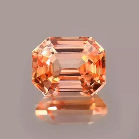 10 Ct Natural Flawless Ceylon Padparadscha Sapphire Octogan Shape Loose Gemstone Collectible Gems Stone For Making Jewelry in Saudi Arabia