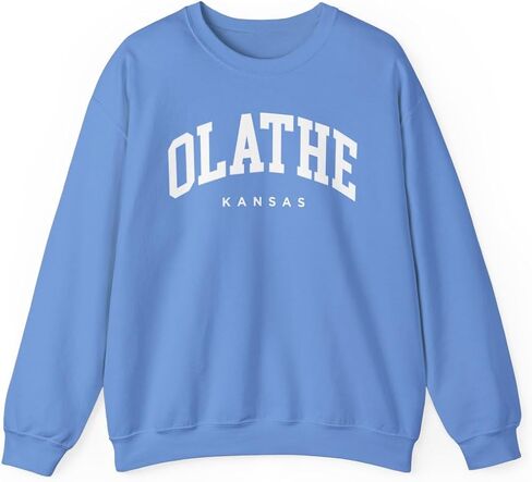 Olathe Kansas Adult Unisex Crewneck Sweatshirt in Saudi Arabia