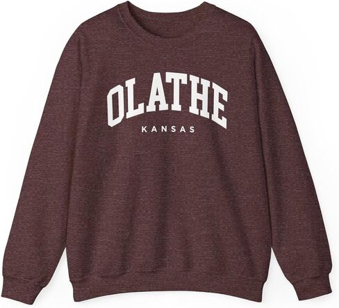 Olathe Kansas Adult Unisex Crewneck Sweatshirt in Saudi Arabia
