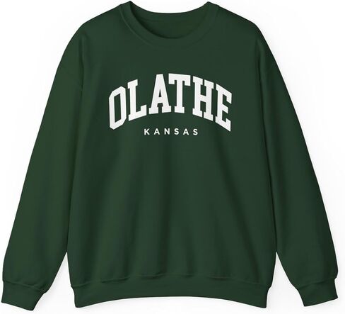 Olathe Kansas Adult Unisex Crewneck Sweatshirt in Saudi Arabia
