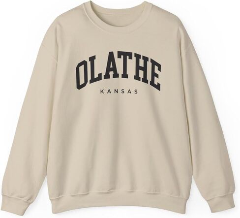 Olathe Kansas Adult Unisex Crewneck Sweatshirt in Saudi Arabia